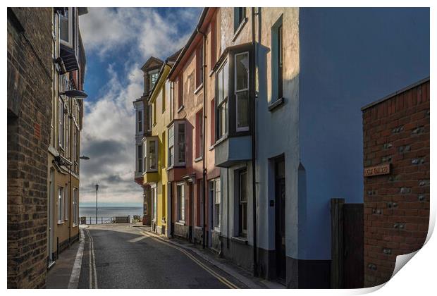 Tucker Street, Cromer, Norfolk Print by Andrew Sharpe