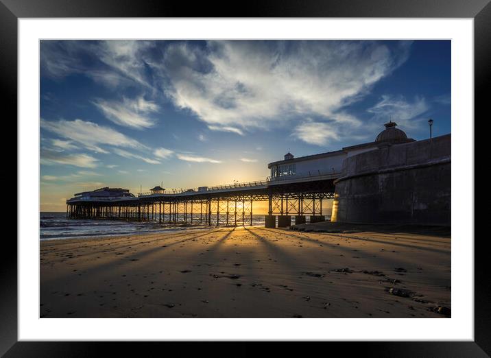 Dawn over Cromer Pier, Norfolk Framed Mounted Print by Andrew Sharpe