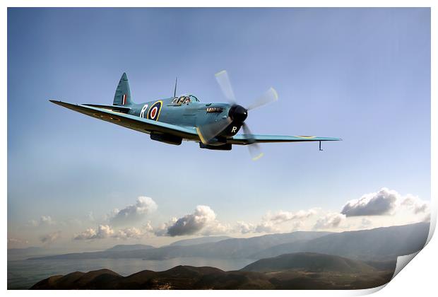 Reconnaissance Spitfire Print by David Stanforth