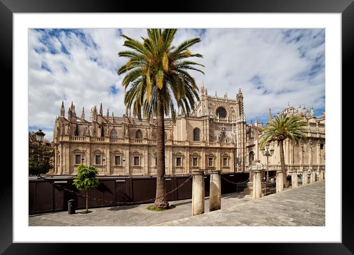 Seville Cathedral in Spain Framed Mounted Print by Artur Bogacki