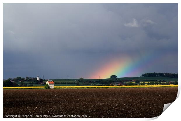 The Majestic Skane Rainbow Print by Stephen Hamer