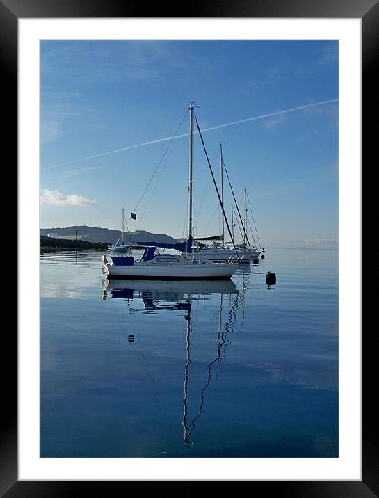 Sailing on the Clyde, Scotland Framed Mounted Print by Lynn Bolt