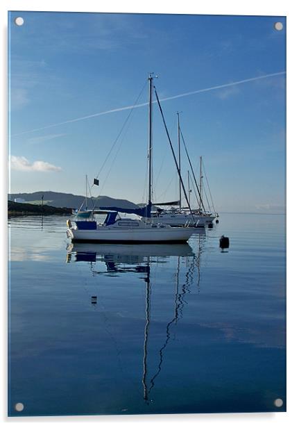 Sailing on the Clyde, Scotland Acrylic by Lynn Bolt