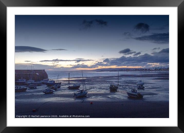 Minehead Harbour Framed Mounted Print by Rachel Lawrence