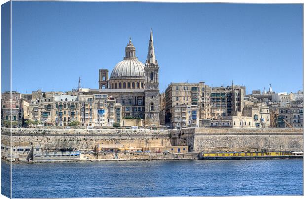 St. John's Cathedral Valletta Canvas Print by David Stanforth