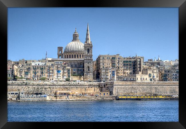 St. John's Cathedral Valletta Framed Print by David Stanforth