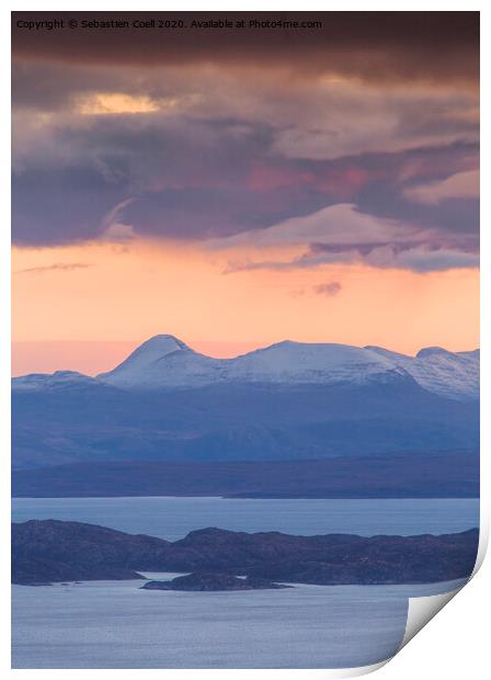 Scotland Raasay sound Print by Sebastien Coell