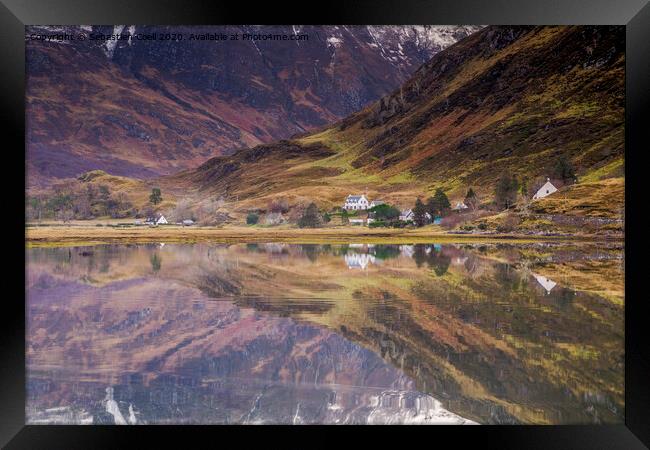 Scotland Loch Reflections, Framed Print by Sebastien Coell