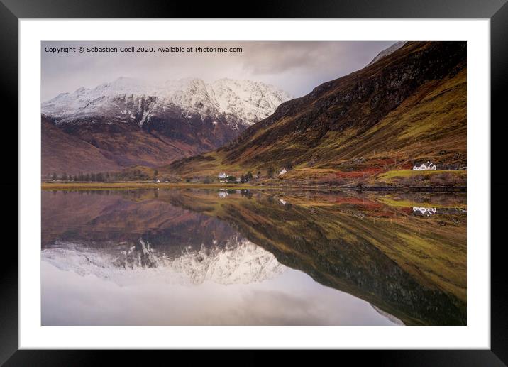 Scotland Loch Reflections, Framed Mounted Print by Sebastien Coell