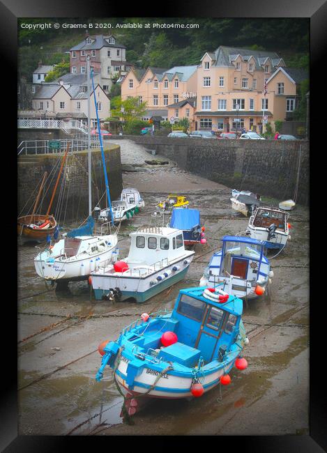 Lynmouth harbour Framed Print by Graeme B