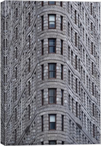 The Flatiron building, 175 5th Ave, New York, NY, USA  Canvas Print by Martin Williams