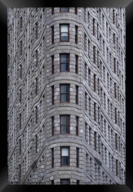 The Flatiron building, 175 5th Ave, New York, NY, USA  Framed Print by Martin Williams