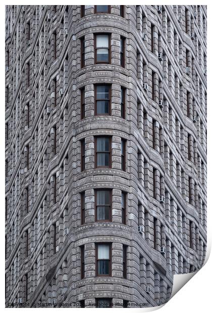 The Flatiron building, 175 5th Ave, New York, NY, USA  Print by Martin Williams