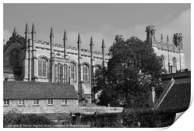 Oxford Architecture Print by Simon Marlow