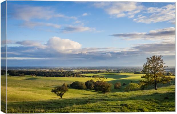 "Sweeping Vistas of Southdowns and Coastal Serenit Canvas Print by Mel RJ Smith