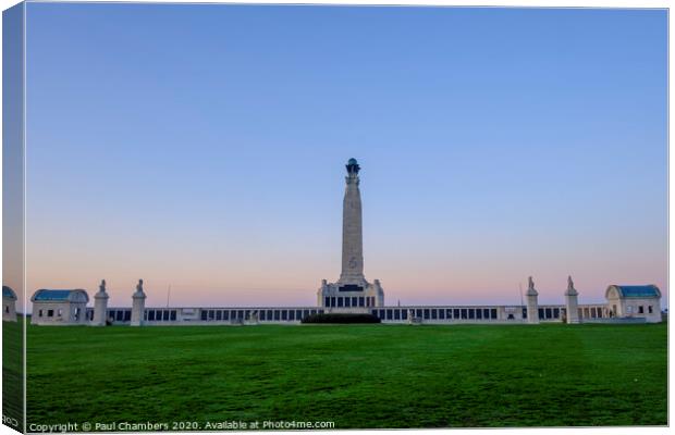 Portsmouth Naval Memorial Canvas Print by Paul Chambers