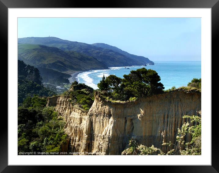 Majestic Cathedral Cliffs Framed Mounted Print by Stephen Hamer