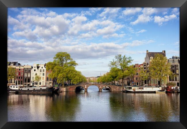 River View of Amsterdam Framed Print by Artur Bogacki