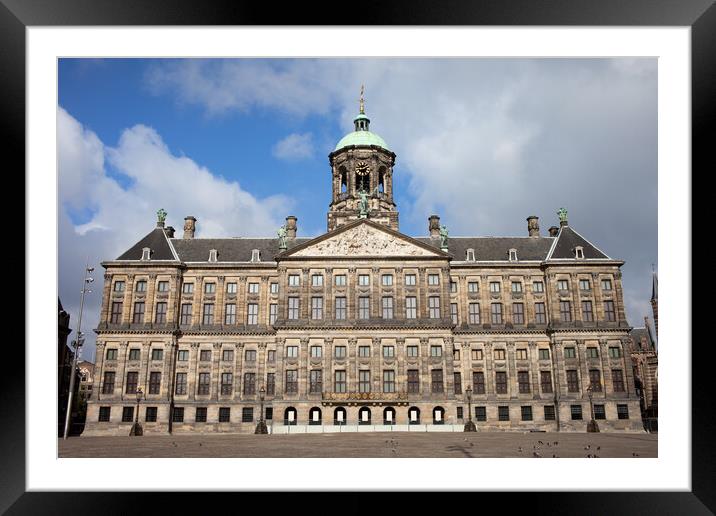 Koninklijk Paleis in Amsterdam Framed Mounted Print by Artur Bogacki