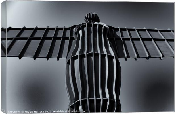 Angel Of The North #1 Canvas Print by Miguel Herrera