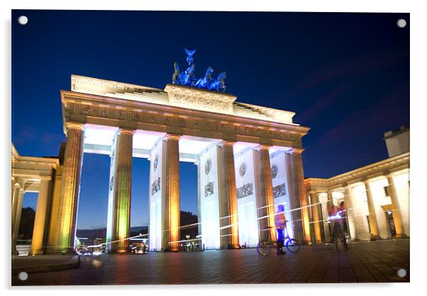 Brandenberg gate Berlin Acrylic by Nathan Wright