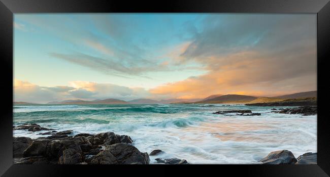 Sunset In The Outer Hebrides Framed Print by Phil Durkin DPAGB BPE4