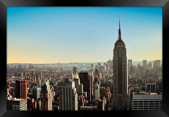 Empire State Building  Framed Print by Philip Hawkins