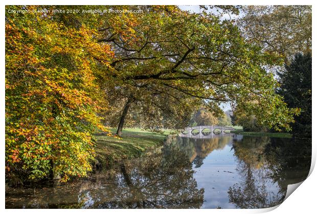 Autumn comes to Cobham Print by Kevin White