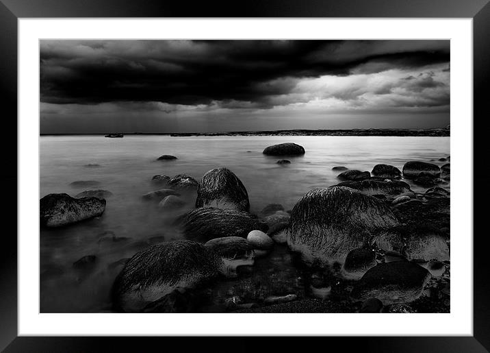 The rain is there bw Framed Mounted Print by Keith Thorburn EFIAP/b