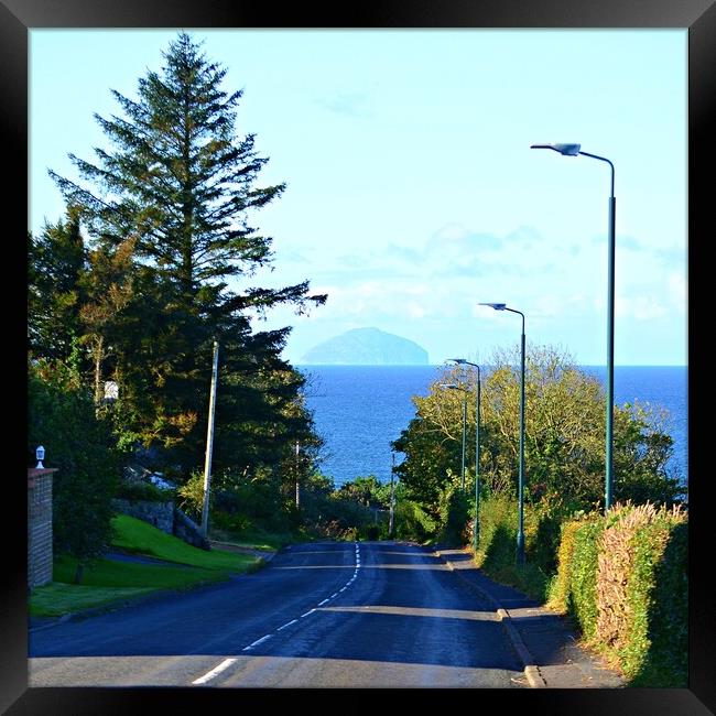 Road with a view  Framed Print by Allan Durward Photography