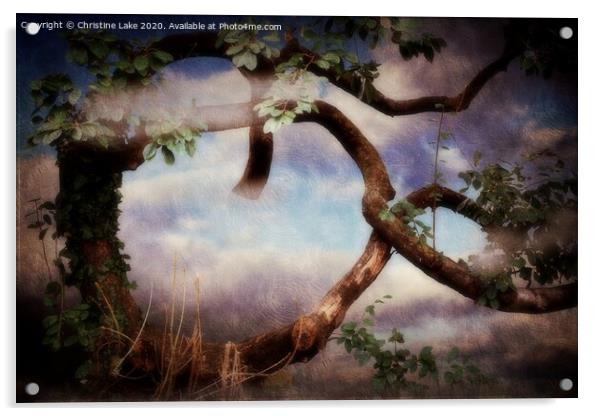 Fantasy Dawn Acrylic by Christine Lake