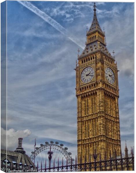 Big Ben Canvas Print by carl blake