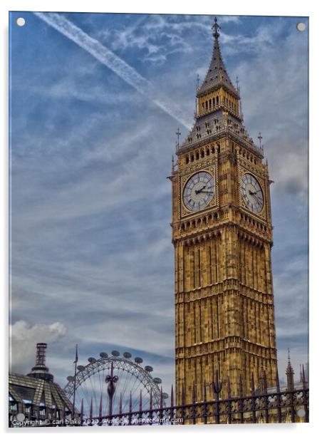 Big Ben Acrylic by carl blake