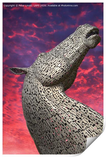 Kelpie Print by Peter Lovatt  LRPS