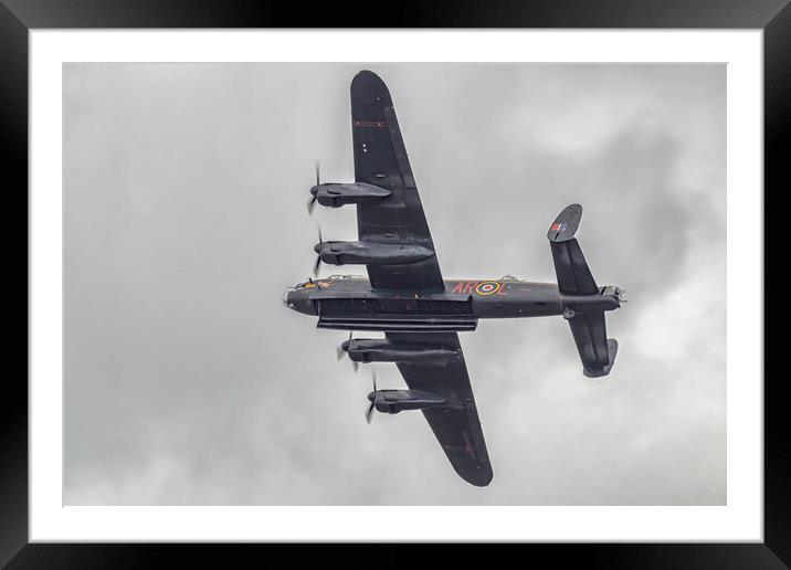 Avro Lancaster Bomber  Framed Mounted Print by James Marsden