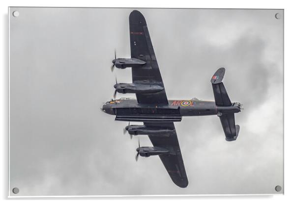 Avro Lancaster Bomber  Acrylic by James Marsden