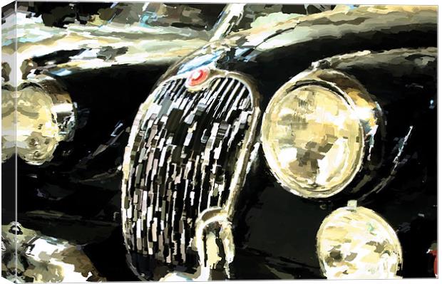 Classic Jag Canvas Print by Nathan Wright