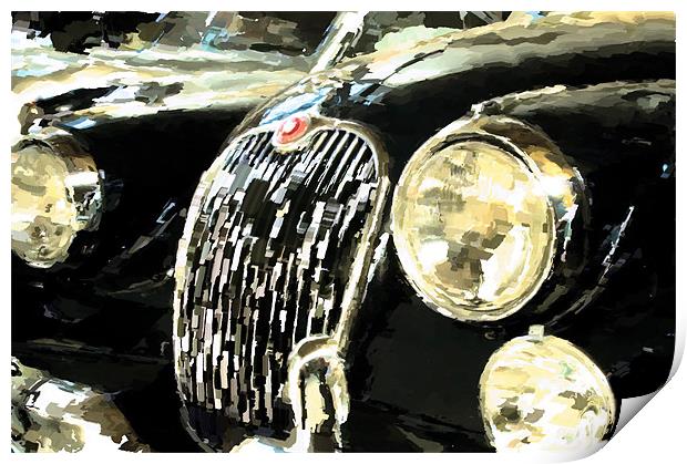 Classic Jag Print by Nathan Wright