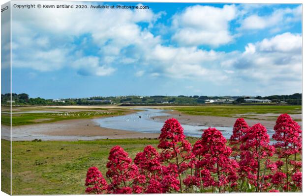 hayle estuary cornwall Canvas Print by Kevin Britland