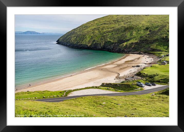Keem Bay, Achill Island, Co Mayo, Ireland Framed Mounted Print by Dave Collins
