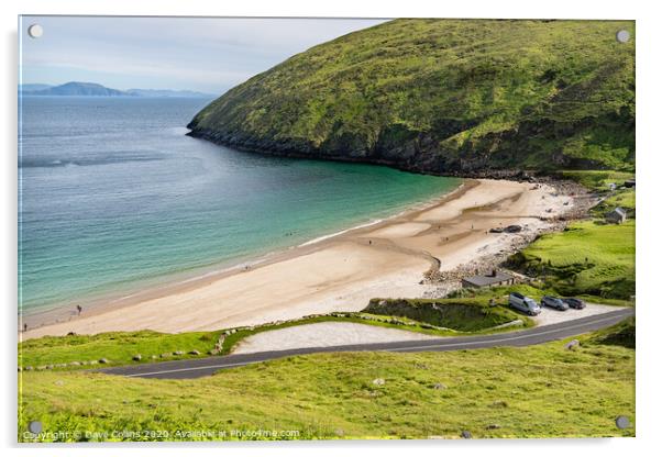 Keem Bay, Achill Island, Co Mayo, Ireland Acrylic by Dave Collins