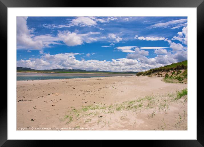 Islay: Loch Gruinart Looking Inland Framed Mounted Print by Kasia Design