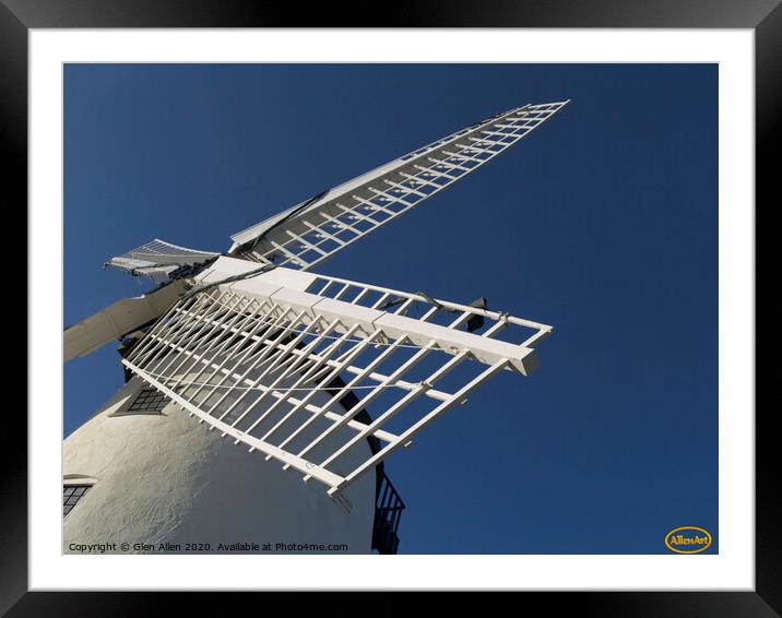 Windmill Melin Llynon, Llanddeusant Anglesey Framed Mounted Print by Glen Allen