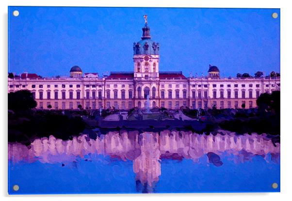 Charlottenburg Palace Acrylic by Nathan Wright