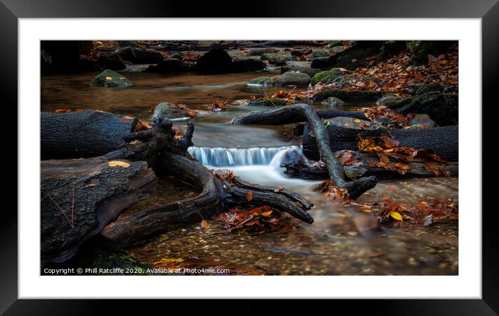 Silky Water Framed Mounted Print by Phill Ratcliffe