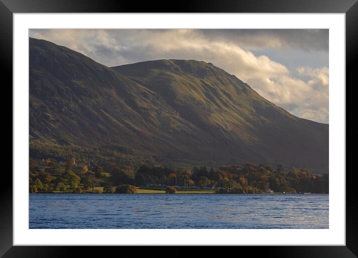 Ullswater Fells Framed Mounted Print by CHRIS BARNARD