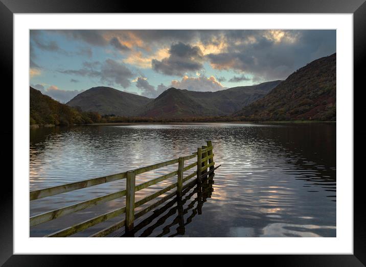 Brothers Water Sunset Framed Mounted Print by CHRIS BARNARD