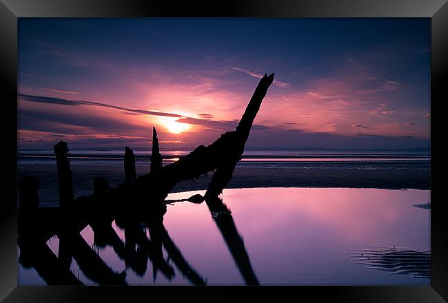 skeleton sunset Framed Print by Keith Thorburn EFIAP/b