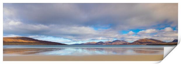 Luskentyre Beach With Reflection Print by Phil Durkin DPAGB BPE4