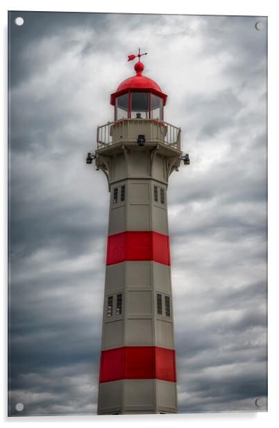 Malmo Harbour Lighthouse Acrylic by Antony McAulay